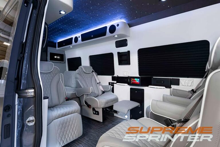 Supreme sprinter van interior