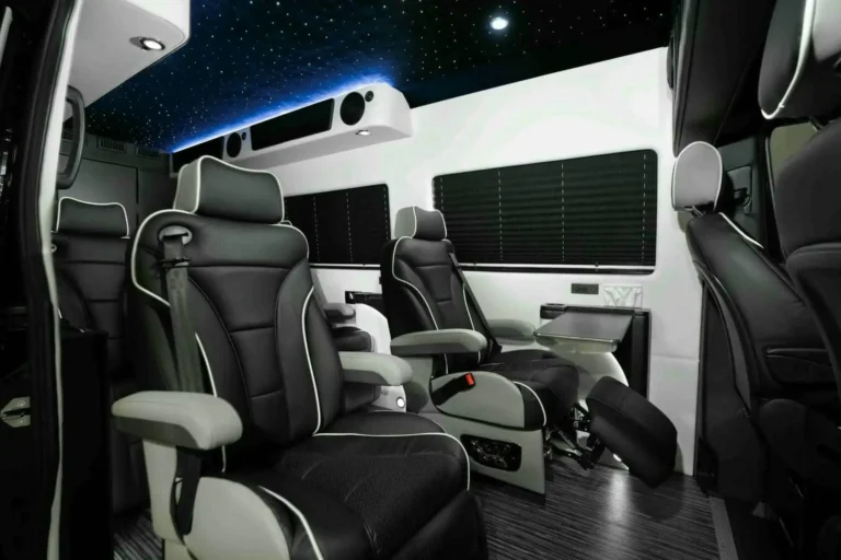 Premium sprinter van interior materials for custom conversions.