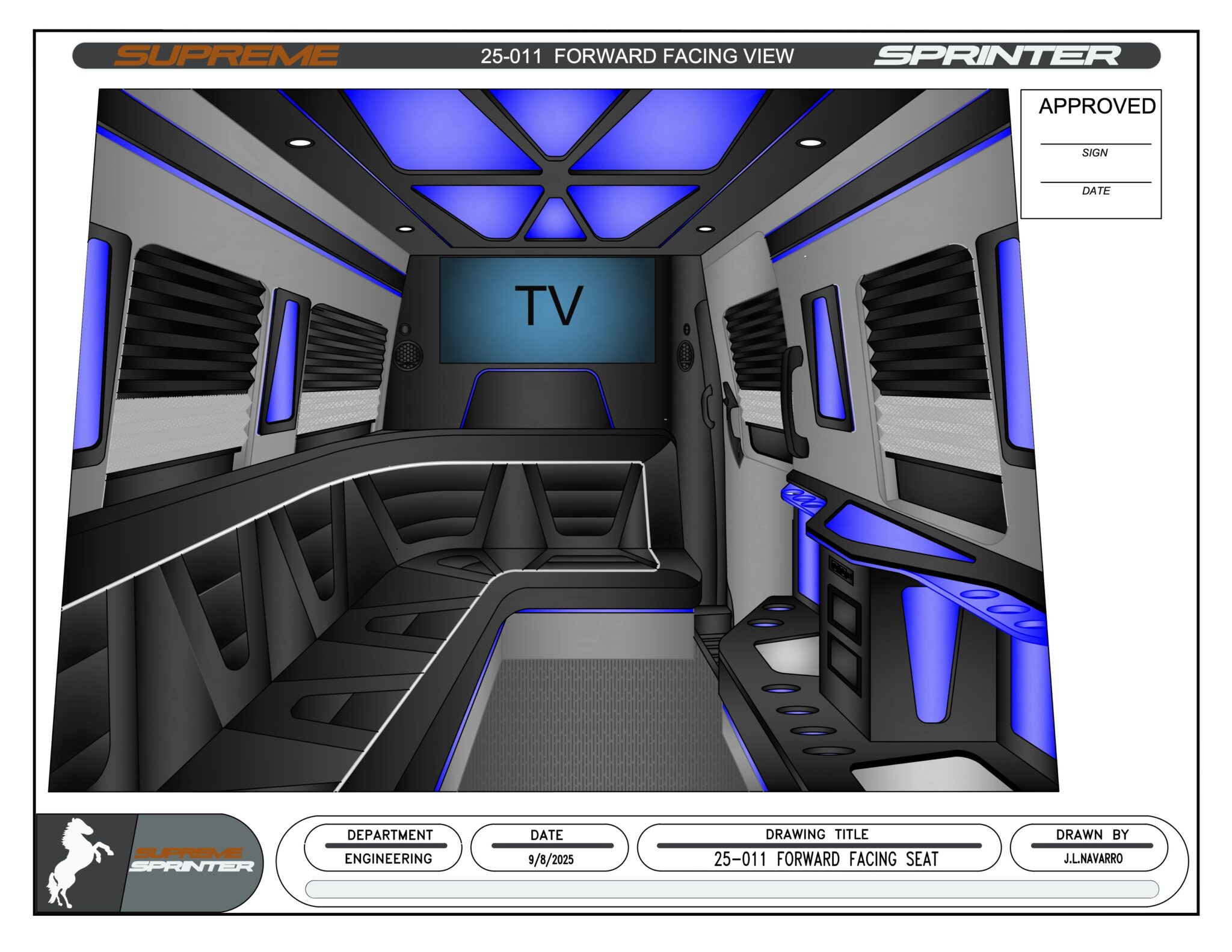 25-011 Forward Facing Seat