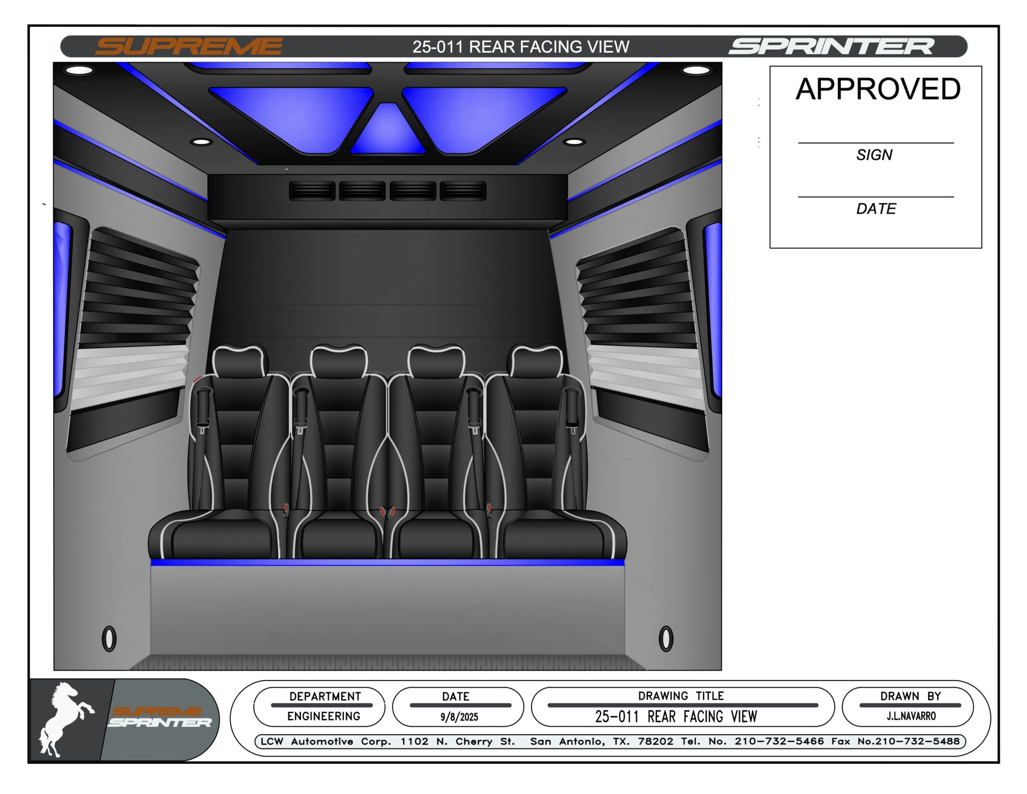 25-011 Rear Facing View