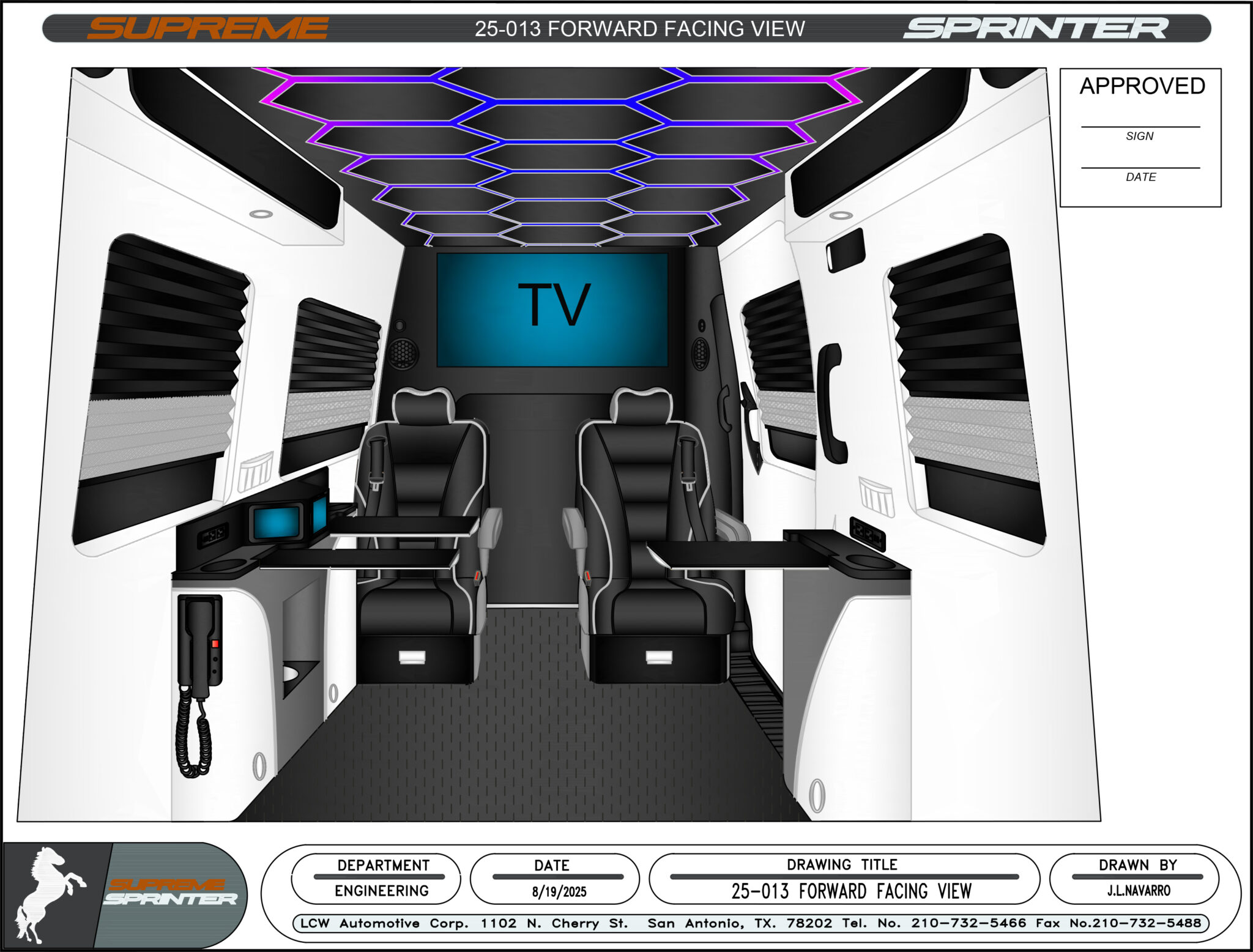 25-013 Forward Facing View