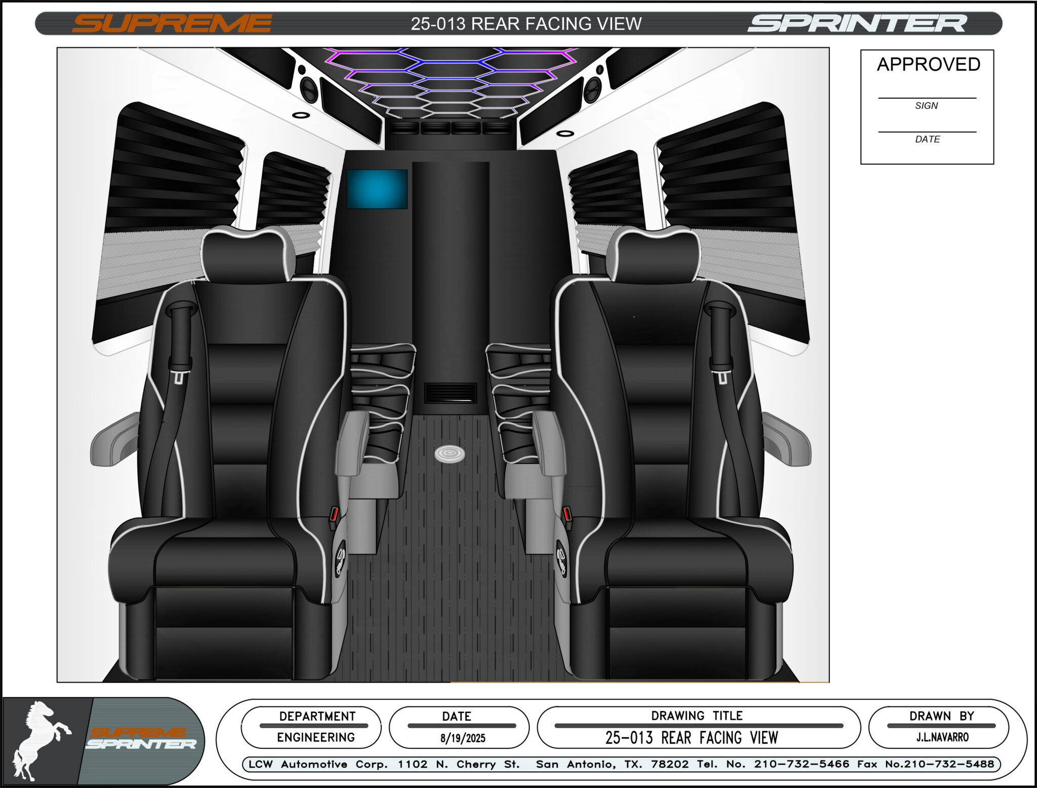 25-013 Rear Facing View