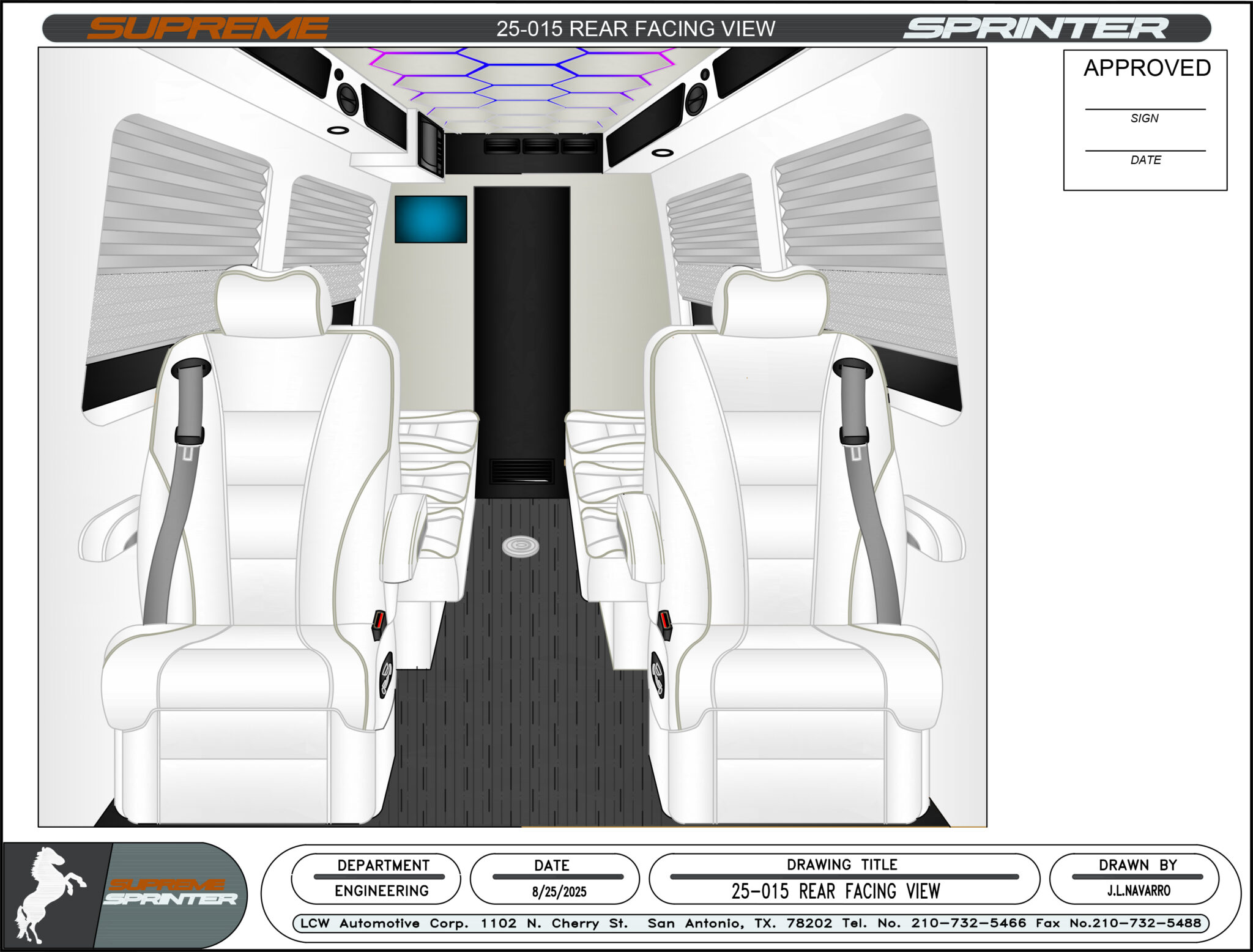 25-015 Rear Facing View