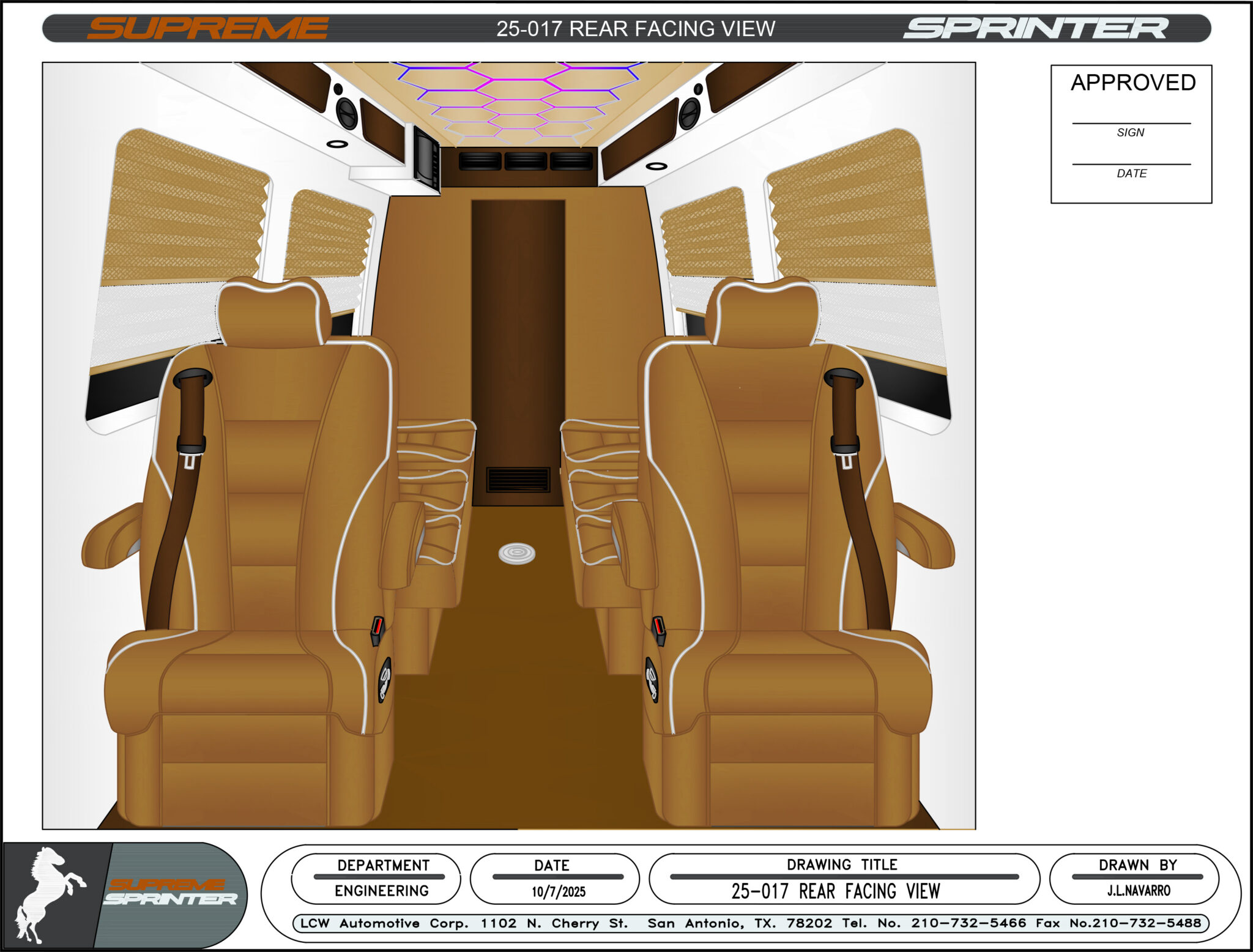 25-017 Rear Facing View