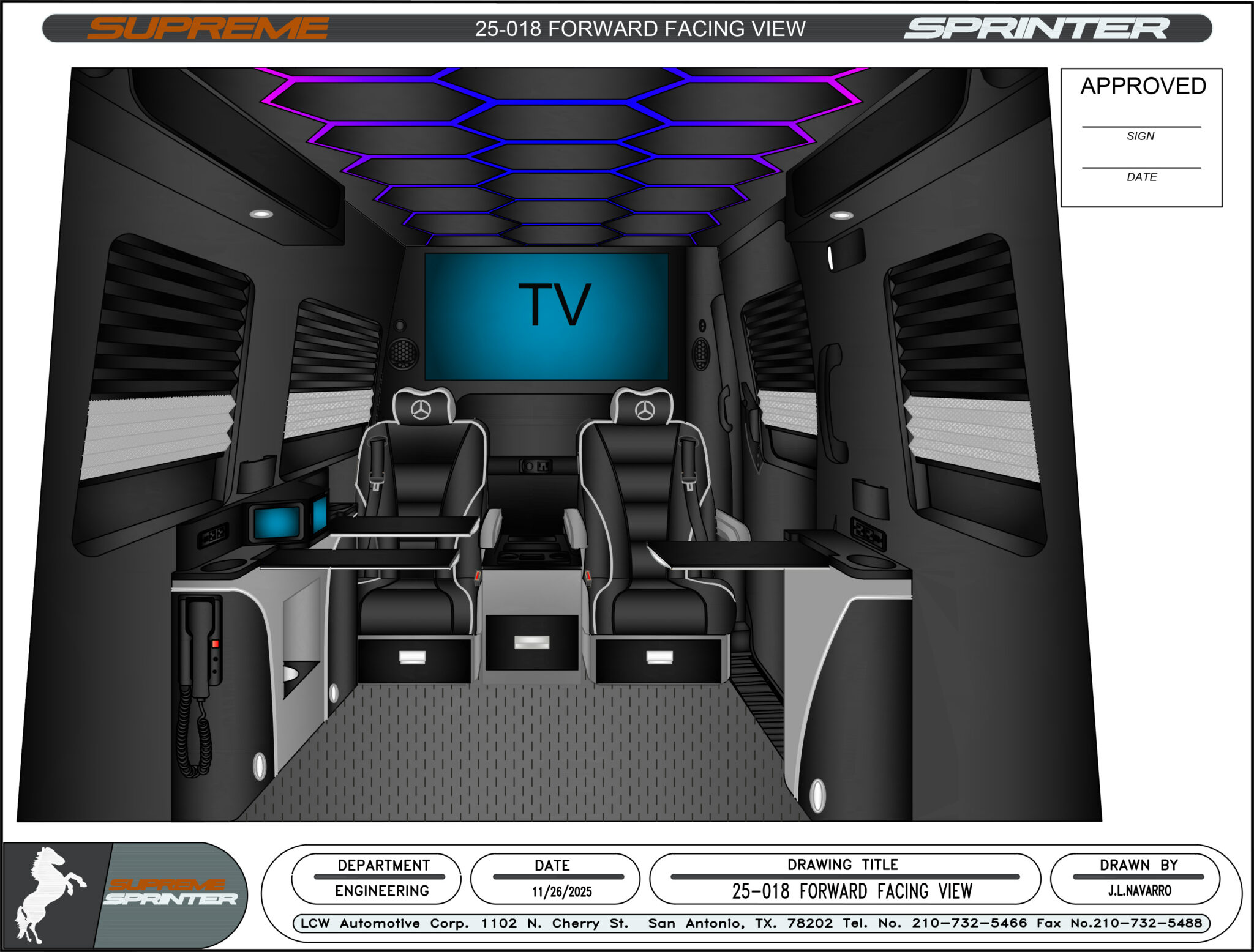 25-018 Forward Facing View