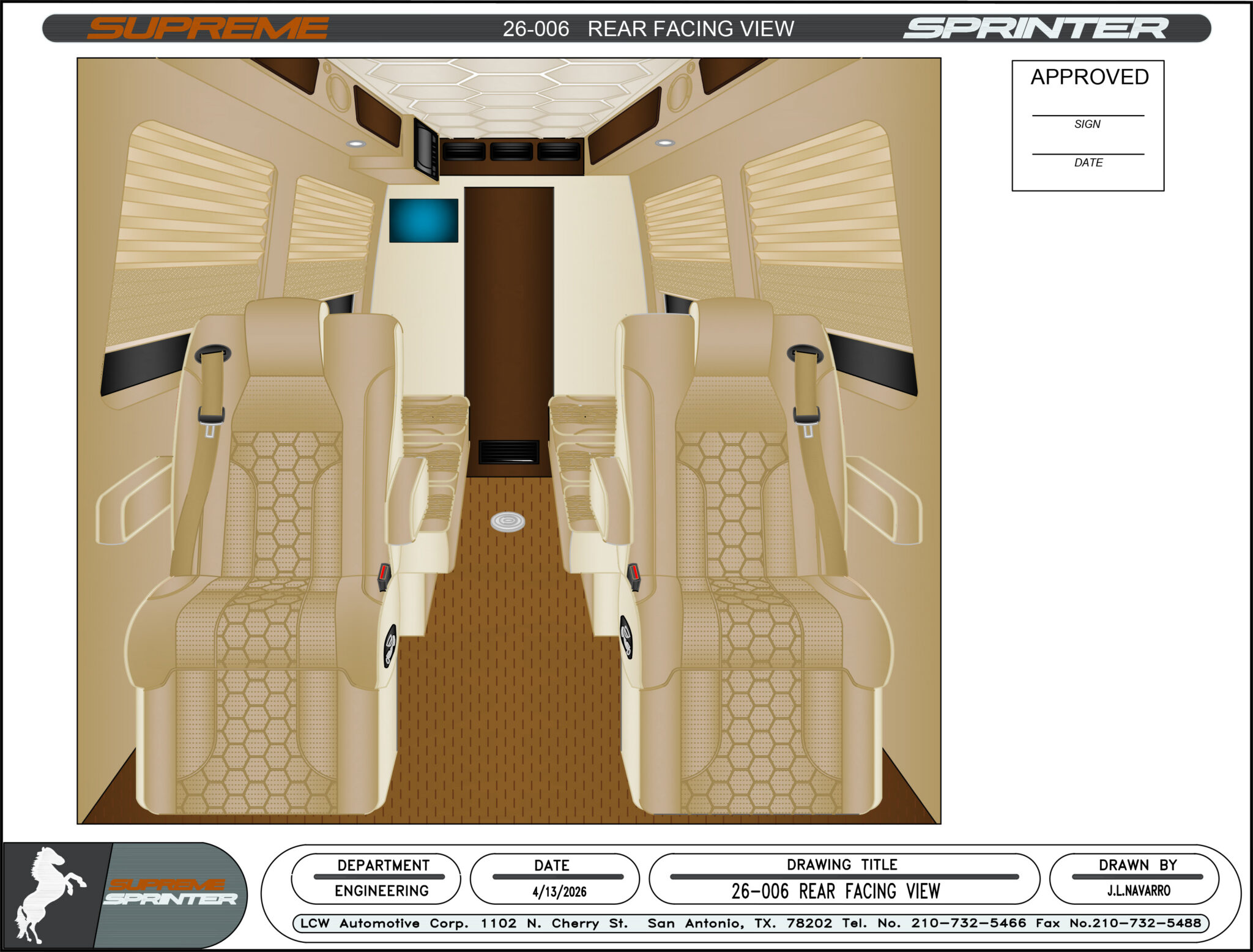 26-006 Rear Facing View