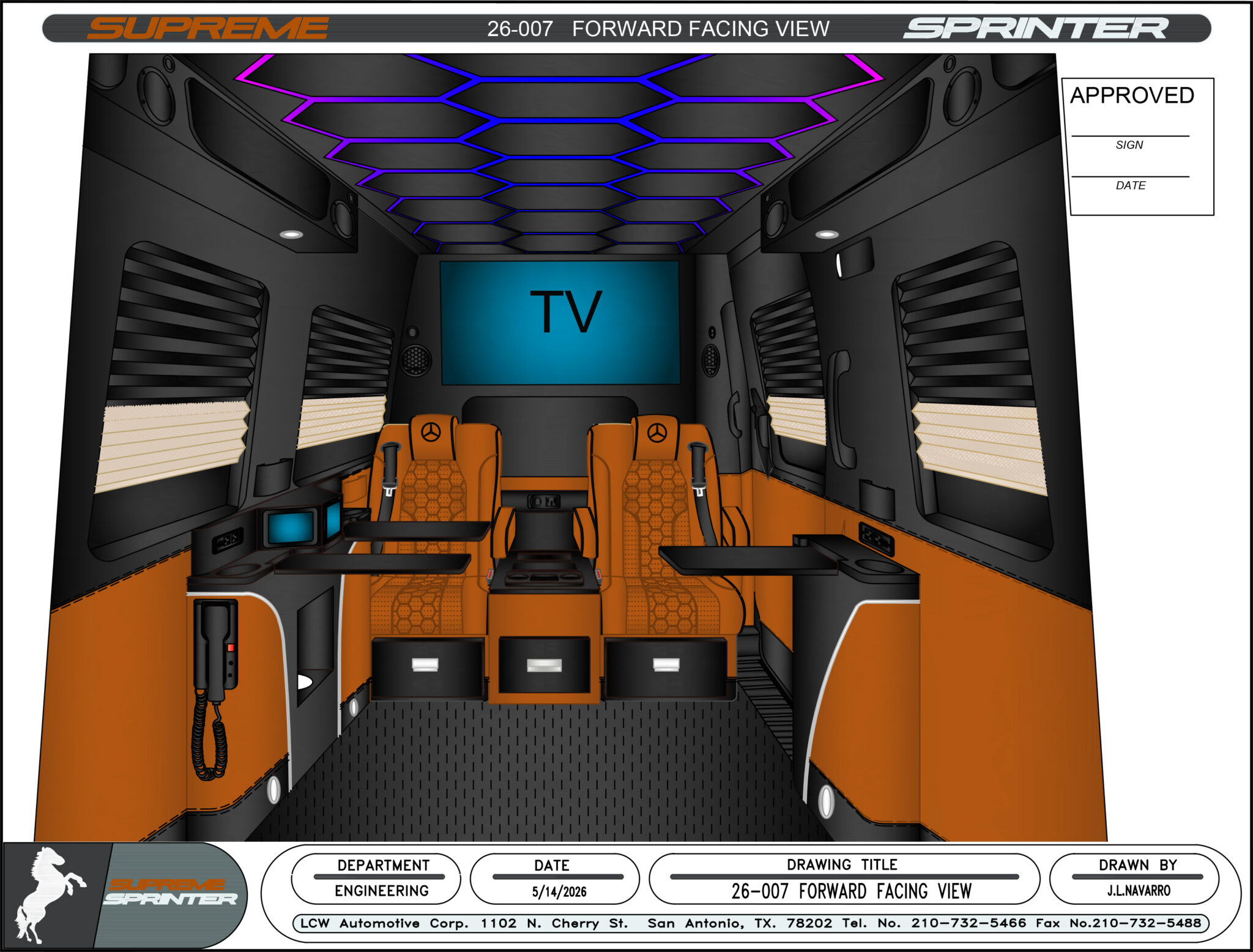 26-007 Forward Facing View